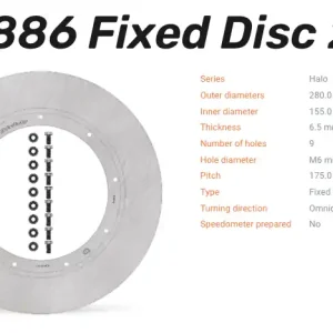 Moto-Master Bremsscheibe Halo vorne passend für Ducati / Laverda - 110886 Wochenendangebot