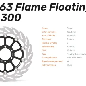 Sichere Zahlung Moto-Master Bremsscheibe Flame Floating-Alu Disc vorne passend für Ducati - 112263