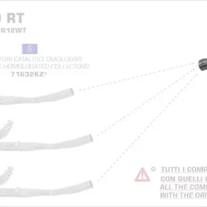 Arrow MaXi Race-Tech Endschalldämpfer Aluminium Schwarz passend für BMW R 1200 RT 14-16 Direktkauf