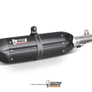 MIVV Suono Edelstahl Schwarz Endschalldämpfer passend für Ducati Monster 795 796 1100 Sonderangebot