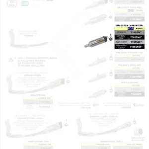 Nur Heute Arrow Race-Tech Endschalldämpfer Aluminium Schwarz passend für Suzuki GSX-R 1000