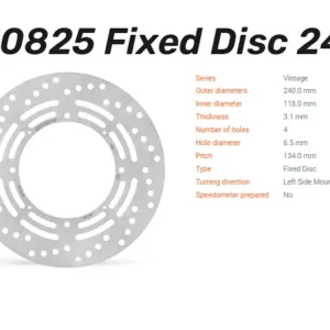 Neue Ware Moto-Master Bremsscheibe Vintage vorn passend für Honda - 110825