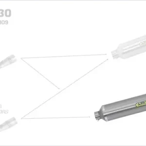 Must-Have Arrow Race-Tech Endschalldämpfer Aluminium Schwarz passend für Yamaha T-Max 530