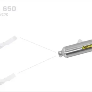 Arrow Race Tech Aluminium Endschalldämpfer schwarz passend für Suzuki V-Strom 650 (2017–2020) Nur Heute