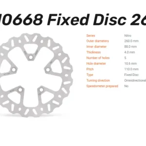 Direkt Vom Hersteller Moto-Master Bremsscheibe Nitro vorn passend für Kymco People S 300 i - 110668