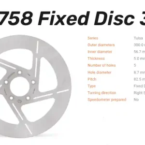 Letzte Chance Moto-Master Bremsscheibe Tulsa vorn passend für Harley Davidson - 110758