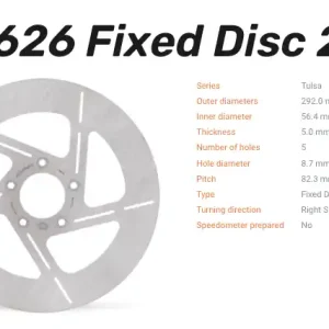 Kracherpreis Moto-Master Bremsscheibe Tulsa vorn passend für Harley Davidson - 110626