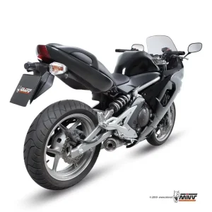 MIVV Ghibli Edelstahl Endschalldämpfer passend für Kawasaki Versys 650 (06-14) & ER-6 N-F (05-11) Must-Have