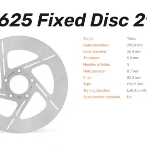 Moto-Master Bremsscheibe Tulsa vorn passend für Harley Davidson - 110625 Aktuell