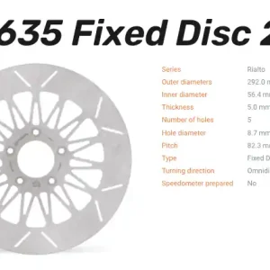 Top-Seller Moto-Master Bremsscheibe Rialto-Serie vorn passend für Harley Davidson - 110635