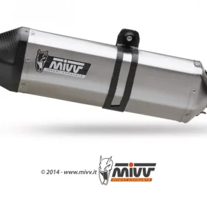 MIVV Speed Edge Edelstahl Endschalldämpfer passend für Honda CRF 1000 L Africa Twin (2016–2019) Neuheit