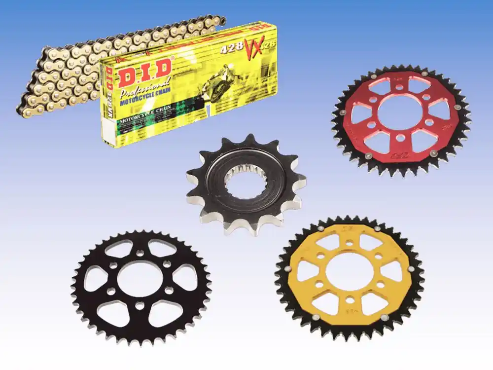 Finale Aktion DID Kettensatz passend für Keeway X-Light 125 CBS (Bj.23-) DID428 Kette