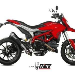MIVV DELTA RACE Edelstahl Endschalldämpfer passend für Ducati Hypermotard 939 2016–2018 Expressversand