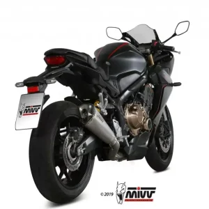 MIVV Delta Race Edelstahl Komplettanlage passend für Honda CBR 650 R / CB 650 R (19-23) Schneller Versand