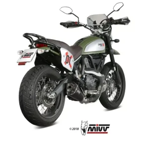 MIVV DELTA RACE Endschalldämpfer passend für Ducati Scrambler 800 Meistverkauft