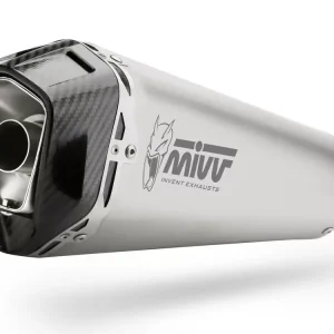MIVV Delta Race Edelstahl Endschalldämpfer passend für BMW G 310 GS 18-22 Neue Kollektion