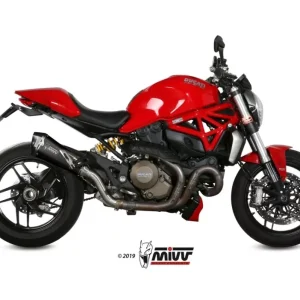 MIVV DELTA RACE Steel Black Endschalldämpfer passend für Ducati Monster 1200 2014-2016 Preisknaller