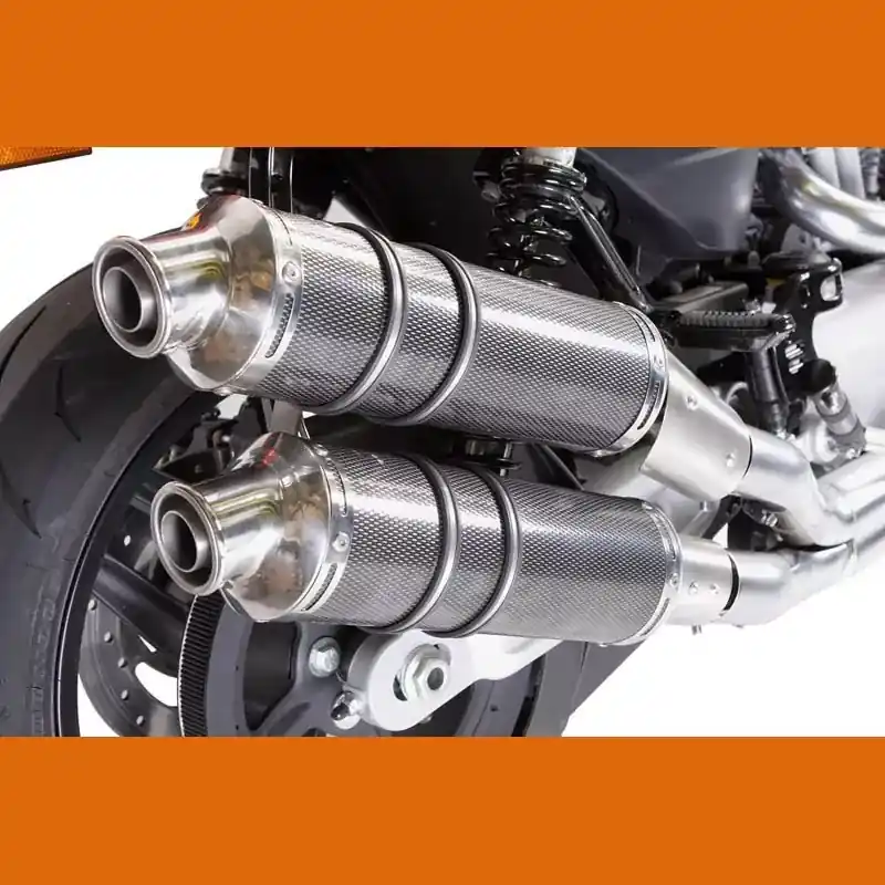 GPR Exhaust Poppy Tondo Slip-On Auspuff passend für Harley Davidson XR 1200 2008–2012 Geprüft