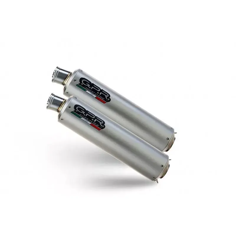 GPR Inox Tondo Dual Slip-On Auspuff passend für Ducati Monster S2R 2004–2007 Online Kaufen