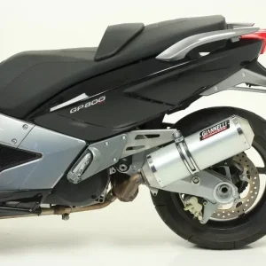 Giannelli Ipersport Aluminium Auspuff passend für Gilera GP 800 (08-13) und Aprilia SRV 850 (12-16) Sonderangebot