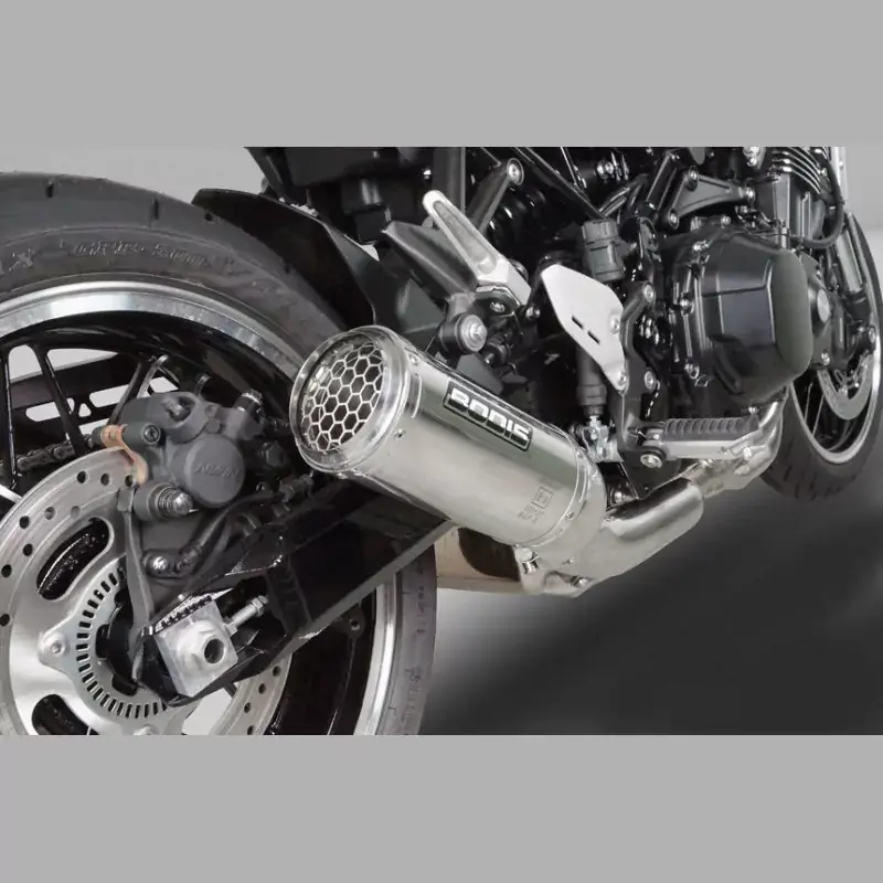 Kostenloser Rückversand Bodis MGP-N GEX Edelstahl Endschalldämpfer passend für Kawasaki Z 900 RS ab 2018