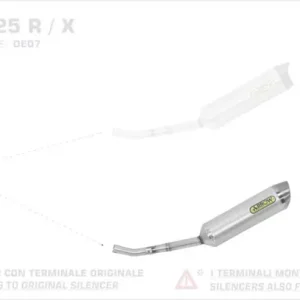 Super-Preis Arrow Endschalldämpfer Street Thunder Aluminium Schwarz passend für Yamaha WR 125 R/X