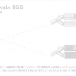 Rabatt Arrow Katersatzrohr passend für DUCATI MULTISTRADA 950 2019-2020