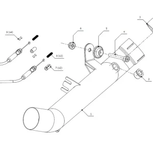 MIVV Katersatzrohr passend für KAWASAKI ZX-10 R (2011–2015) Sonderangebot