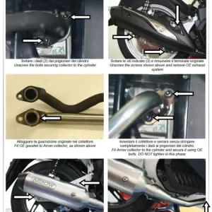 Angebot Arrow Krümmer mit Kat passend für Honda SH 125/150 2012–2016