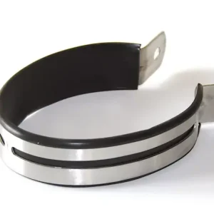 Neue Ware IXIL Auspuffschelle Edelstahl oval poliert