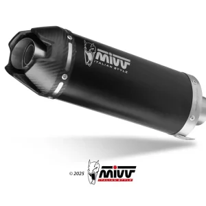 MIVV AK-1 Endschalldämpfer Edelstahl Schwarz passend für Kawasaki Z 500 Direktkauf
