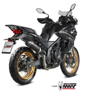 MIVV Oval Endschalldämpfer Edelstahl Schwarz passend für VOGE VALICO 900 DSX 24- Highlight