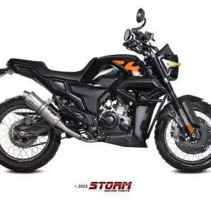 Sichere Zahlung STORM by MIVV GP Edelstahl Auspuff passend für Zontes ZT 125 GK 21–23