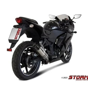 STORM by MIVV GP-C Edelstahl Endschalldämpfer passend für Kawasaki Ninja 250 R 08-13 Bestpreis
