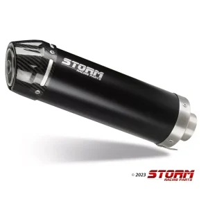 Bestseller STORM by MIVV GP-C Endschalldämpfer Edelstahl Schwarz passend für Suzuki GSR 750 11-16