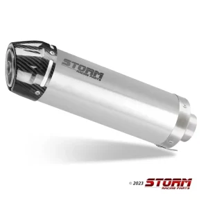 Kostenfreie Lieferung STORM by MIVV GP-C Edelstahl Endschalldämpfer passend für Yamaha YZF 1000 R1 02-03