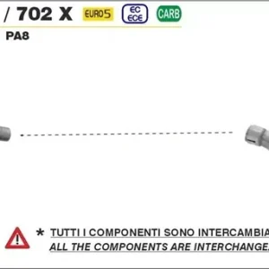 Gratis Versand ARROW Verbindungsrohr passend für Benelli TRK 702 / 702X 2023