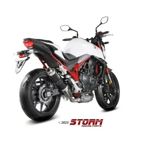 Saisonangebot Storm by MIVV Oval Edelstahl Endschalldämpfer passend für Honda CB 750 Hornet 2023-2025