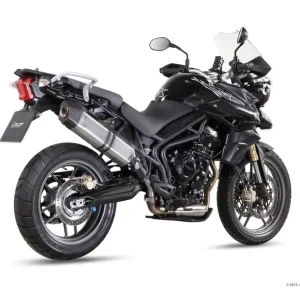 Neuheit MIVV Speed Edge Edelstahl Endschalldämpfer passend für Triumph Tiger 800 11-16