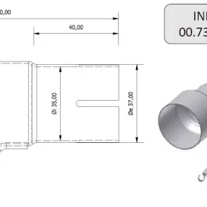 MIVV Verbindungsrohr 55 -> 35 mm Kostenfreie Lieferung