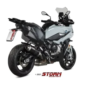 Abverkauf Storm OVAL Edelstahl Schwarz passend für BMW S 1000 XR 20-25