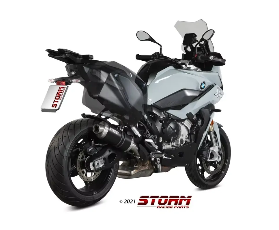 Abverkauf Storm OVAL Edelstahl Schwarz passend für BMW S 1000 XR 20-25