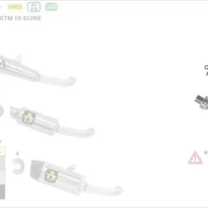 Heißes Angebot Arrow Krümmer passend für KTM Duke 390 21-