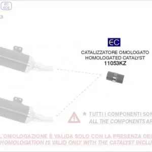 Abverkauf Arrow Einschubkatalysator passend für Yamaha T-Max 530 17-19 / Honda ADV 350 ab 22