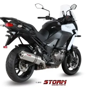 Versand Am Gleichen Tag Storm by MIVV OVAL Endschalldämpfer passend für Kawasaki Versys 1000