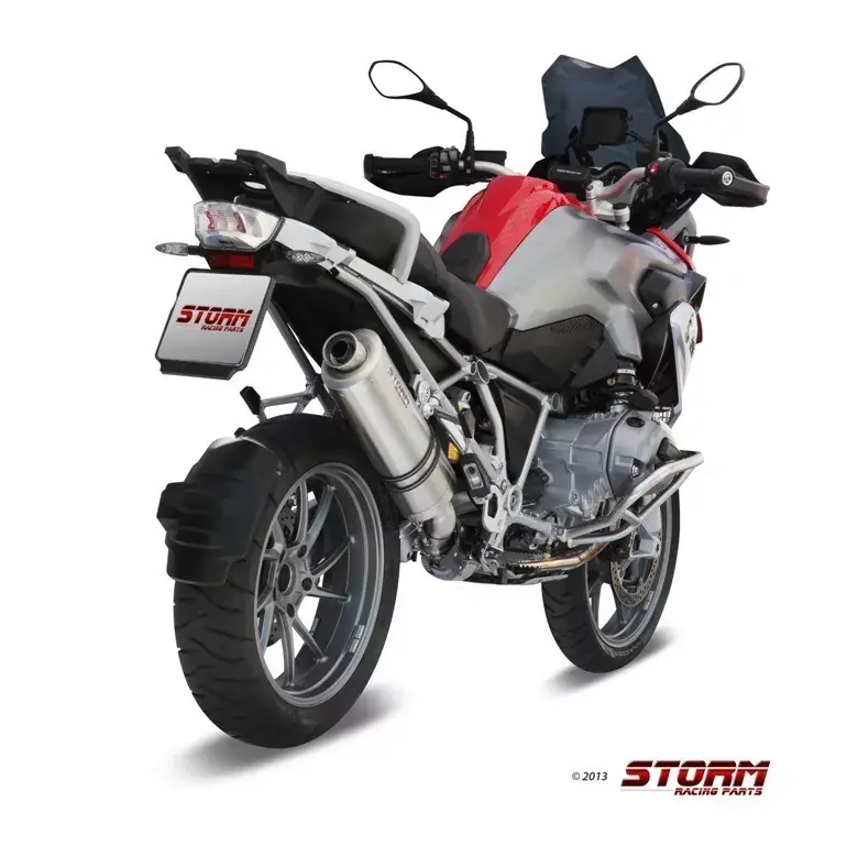 Storm by MIVV Oval Endschalldämpfer passend für BMW R 1200 GS 13-16 Top-Seller