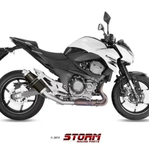 Storm by MIVV GP Endschalldämpfer Schwarz passend für Kawasaki Z 800 E (2013–2016) Gratis Versand