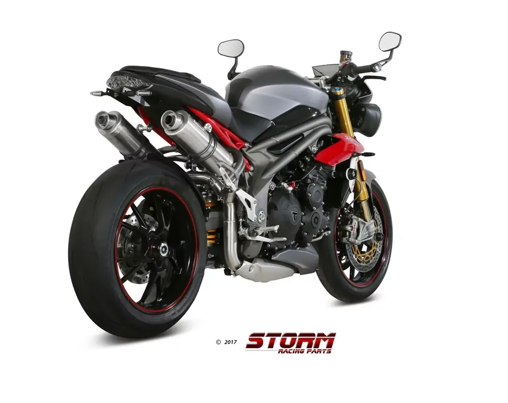 Online Kaufen Storm by MIVV GP Endschalldämpfer passend für Triumph Speed Triple ´16-