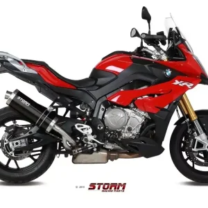 Bestpreis Storm by MIVV OVAL Endschalldämpfer Schwarz passend für BMW S 1000 XR