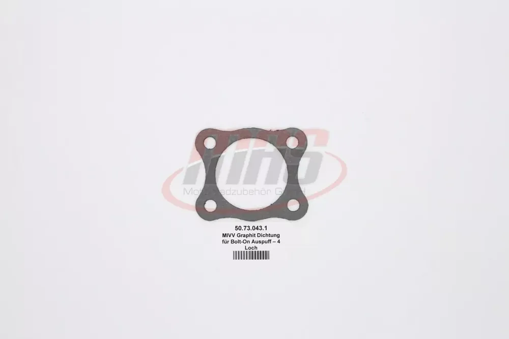 Kracherpreis MIVV Graphit Dichtung für Bolt-On Auspuff – 4 Loch
